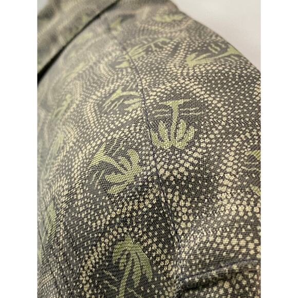 Tommy Bahama Small Palm Tree Pattern Button-Up Shirt – Short Sleeve 100% Silk - Picture 5 of 7